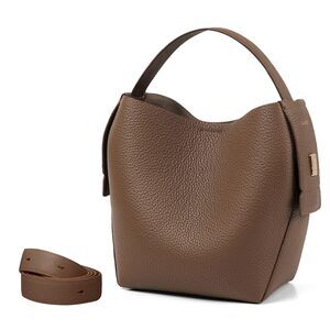 5775 LA FESTIN Leather Purse Small Bags : Brown Shoulder Handbags Crossbody